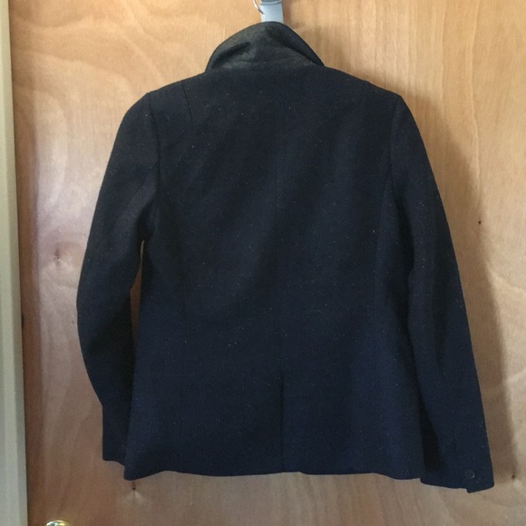 NEW Abercrombie & Fitch Herringbone Blazer - Navy - Picture 4 of 7